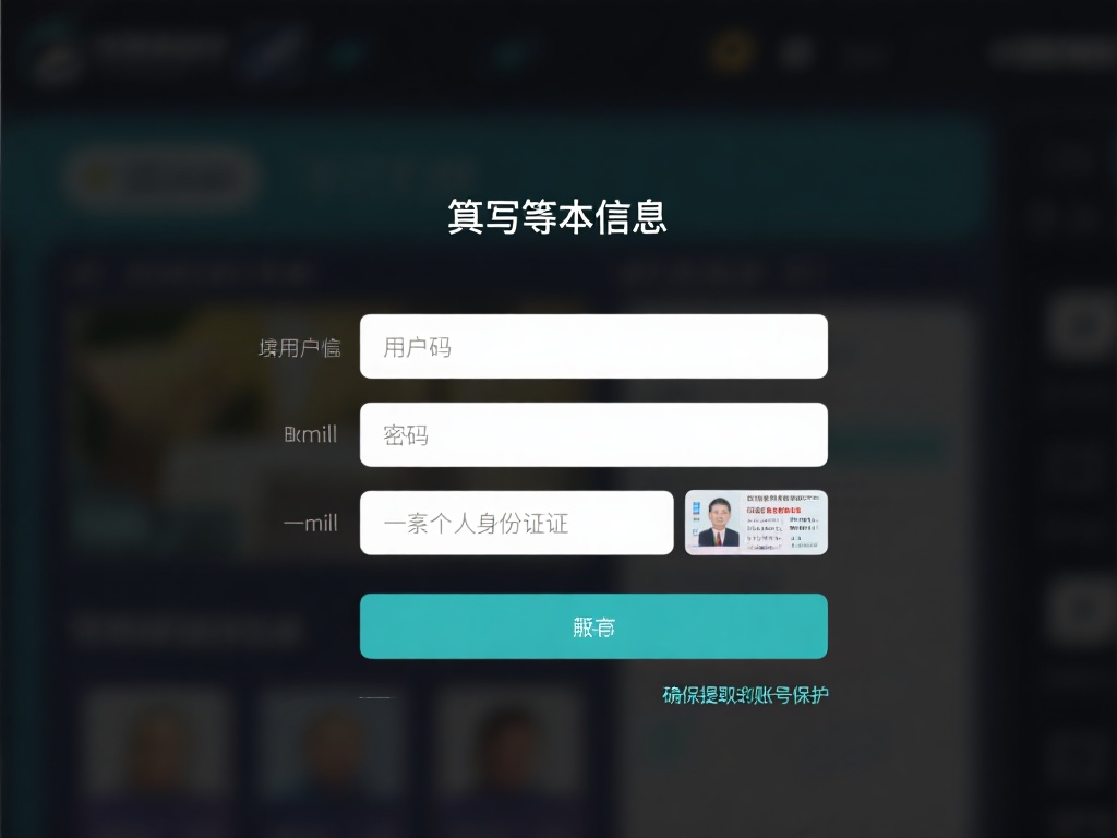 填写基本信息：通常需要填写信息包括用户名、密码、邮