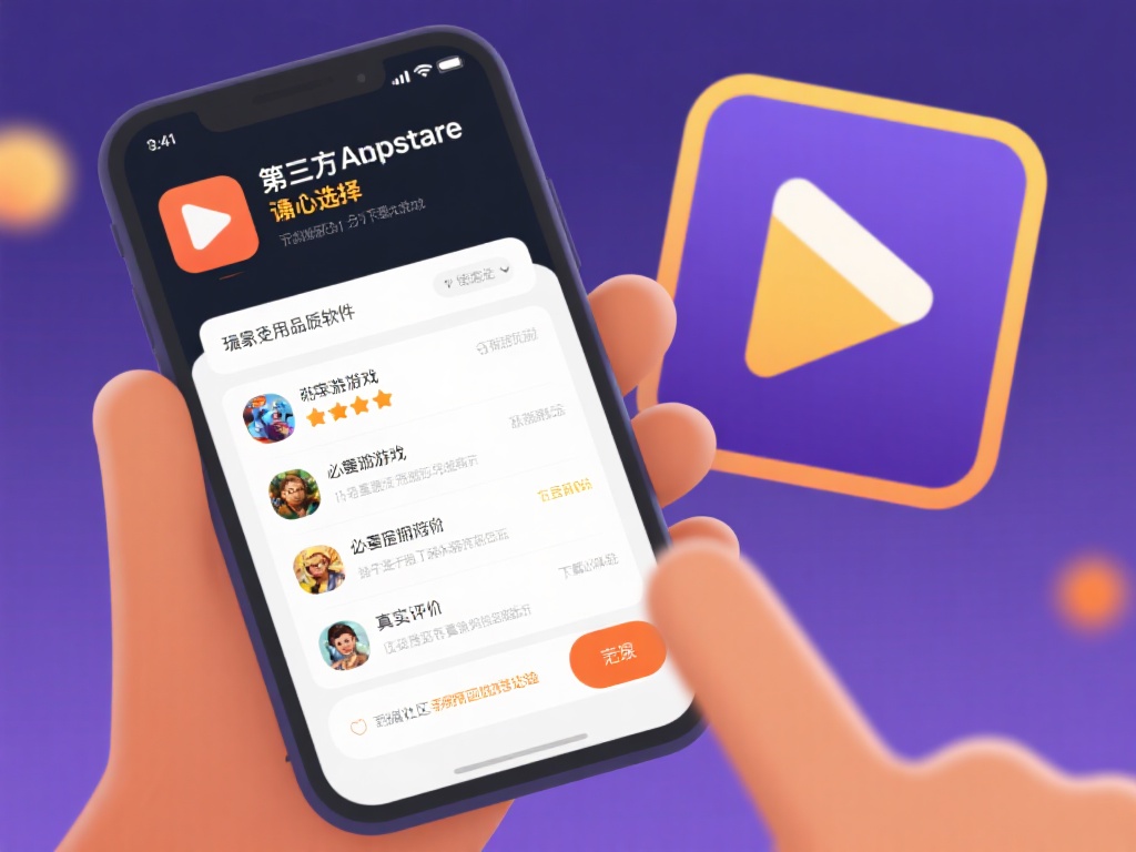 第三方应用商店的谨慎选择
如果玩家选择通过第三方
