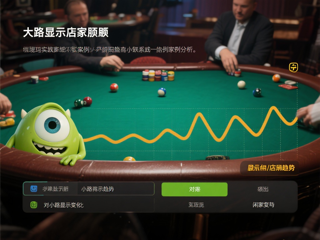 实践中的案例分析
假设在一场游戏中，大路显示庄家