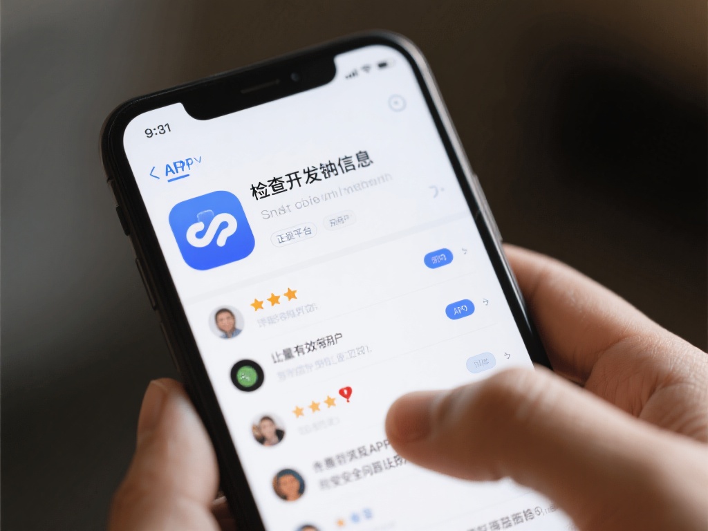 核查开发商信息与用户评价
在下载前，留意开发商名