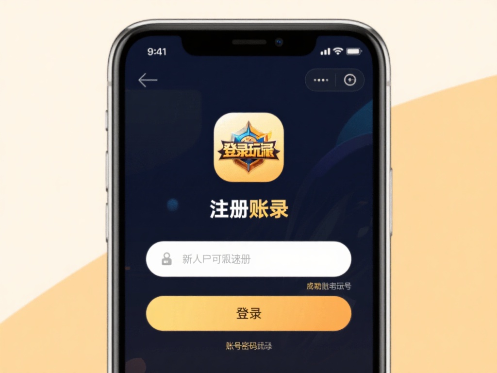 注册或登录账号
成功安装后，打开APP，根据界面