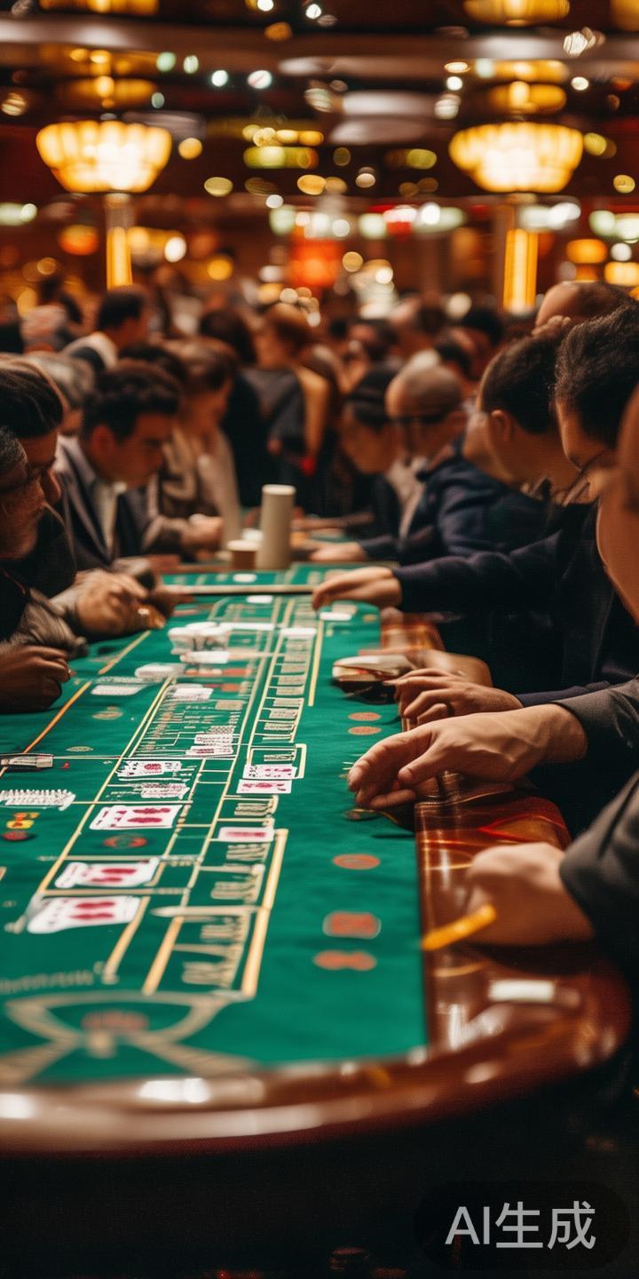 在众多赌场游戏中，百家乐以其简洁的规则和相对较低的