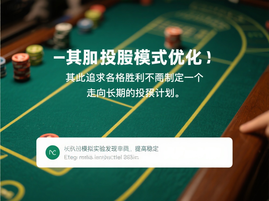 揭秘庄闲游戏必胜策略:玩家力荐免费秘籍指南 投注模式优化:与其追求每局胜利,不如制定一个走向长