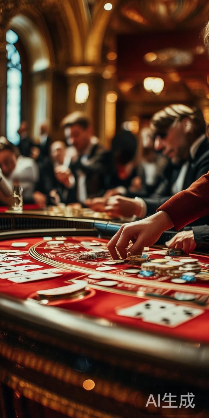 百家乐作为一种经典的赌场棋牌游戏，其核心玩法简单明